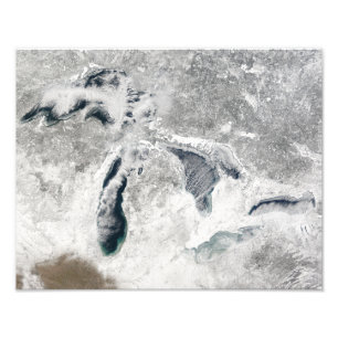 De Grote Meren 2 Foto Afdruk