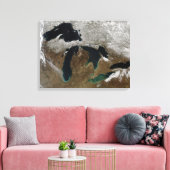 De Grote Meren 3 Canvas Afdruk (Insitu (Woonkamer))