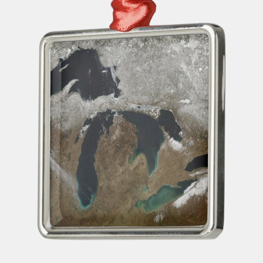 De Grote Meren 3 Metalen Ornament (Links)