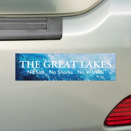 De Grote Meren Bumpersticker (Op auto)