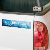 De Grote Meren Bumpersticker (Op Truck)