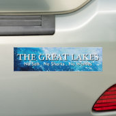 De Grote Meren Bumpersticker (Op auto)