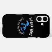De Grote Meren Case-Mate iPhone Case (Achterkant (horizontaal))