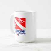 De Grote Meren duiken Koffiemok (Voorkant links)