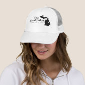 De Grote Meren - geen zout, geen haaien, geen zorg Trucker Pet (In situ)