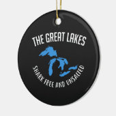 De Grote Meren Keramisch Ornament (Links)