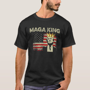 De Grote Meren Koning Donald Trump, Maga King Anti T-shirt