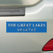 De Grote Meren - ongezouten Bumpersticker (Op auto)