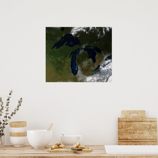 De Grote Meren Poster (Keuken)