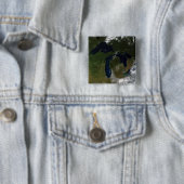 De Grote Meren Vierkante Button 5,1 Cm (In situ)