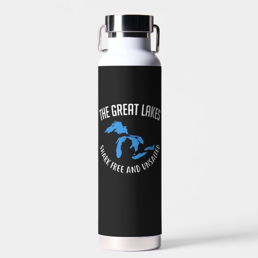 De Grote Meren Waterfles (Voorkant)