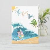 De Grote, mijn eerste verjaardag nodigt uit Kaart (Staand voorkant)