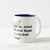 De Grote Misschien Tweekleurige Koffiemok (Voorkant rechts)