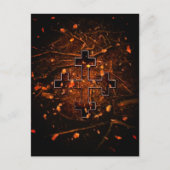 De Grote Moeder (Aarde) Māra kruis Briefkaart (Voorkant)