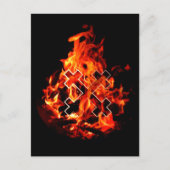 De Grote Moeder (Vuur) kruis Māra Briefkaart (Voorkant)