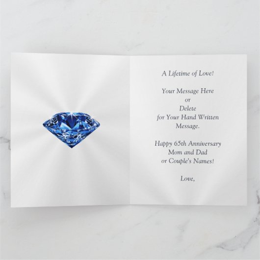 De grote Mooie 65ste Kaarten van het Jubileum van (Binnen)