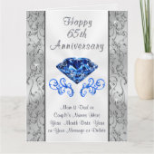De grote Mooie 65ste Kaarten van het Jubileum van (Voorkant)