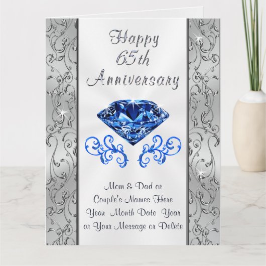 De grote Mooie 65ste Kaarten van het Jubileum van (Voorkant)