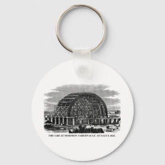 De Grote Mormon Tabernacle bij het Salt Lake Sleutelhanger