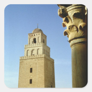 De Grote Moskee, Aghlabid, 836-875 AD Vierkante Sticker