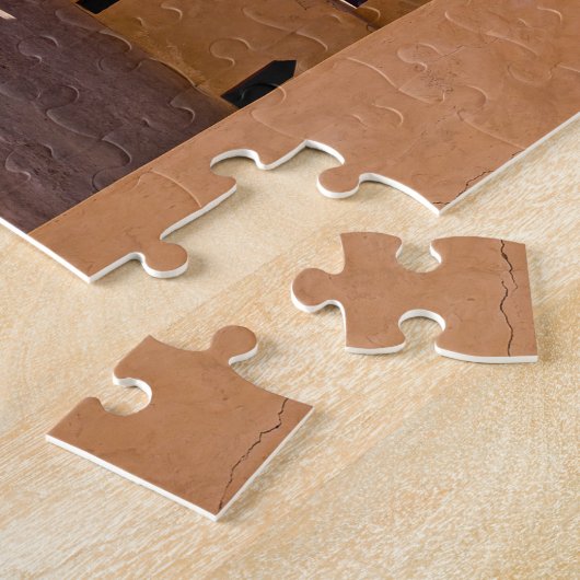 De Grote moskee en de minaret in Nizwa - Oman Legpuzzel (Zijkant)