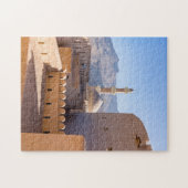 De Grote moskee en de minaret in Nizwa - Oman Legpuzzel (Horizontaal)