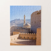 De Grote moskee en de minaret in Nizwa - Oman Legpuzzel (Verticaal)