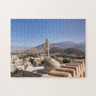 De Grote moskee en de minaret in Nizwa - Oman Legpuzzel