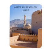 De Grote moskee en de minaret in Nizwa - Oman Magneet (Verticaal)