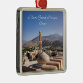 De grote moskee en minaret in Nizwa - Oman Metalen Ornament (Rechts)