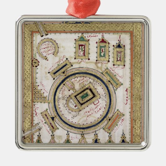 De grote moskee van Mekka Metalen Ornament (Voorkant)