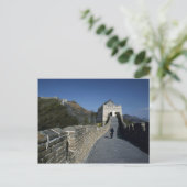 De Grote Muur, Beijing, China Briefkaart (Staand voorkant)