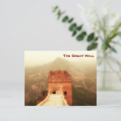 De Grote Muur Briefkaart (Staand voorkant)