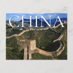 De Grote Muur Jinshanling, China Dank U Briefkaart