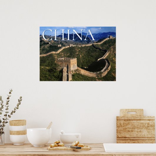 De Grote Muur | Jinshanling, China Poster (Keuken)