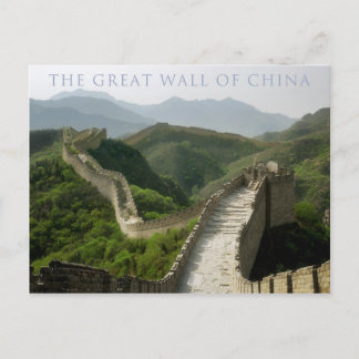 de grote muur van china briefkaart