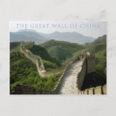 de grote muur van china briefkaart (Voorkant)