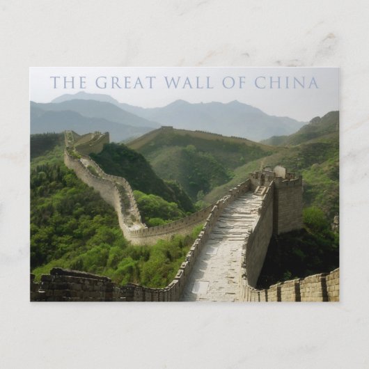 de grote muur van china briefkaart (Voorkant)