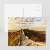 De Grote Muur van China Briefkaart (Voorkant / Achterkant)