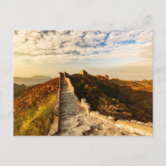 De Grote Muur van China Briefkaart (Voorkant)