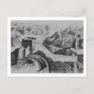 De Grote Muur van China Briefkaart