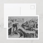 De Grote Muur van China Briefkaart (Voorkant / Achterkant)