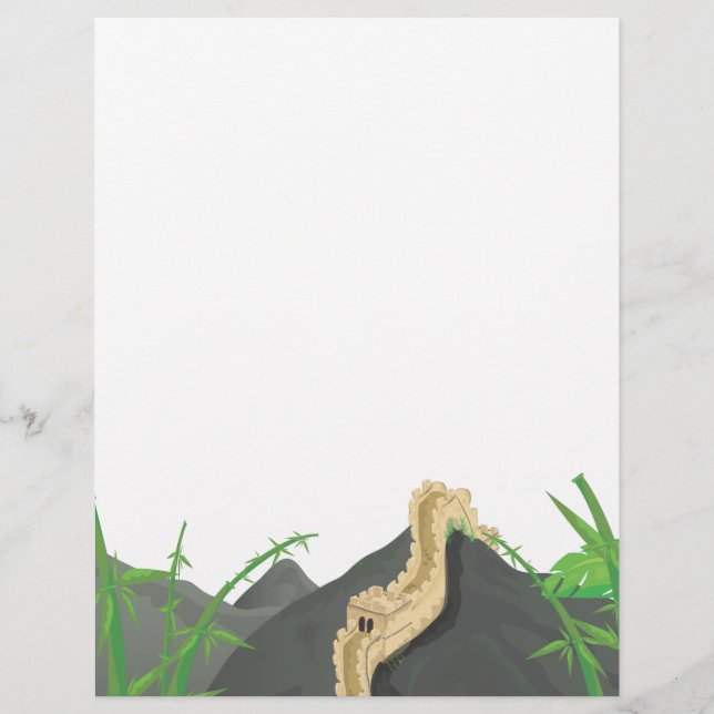 De Grote Muur van China cartoon (Voorkant)