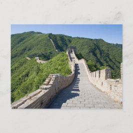 De Grote Muur van China in Beijing, China Briefkaart