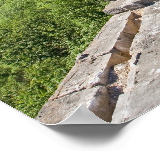 De Grote Muur van China in Beijing, China Poster (Hoek)