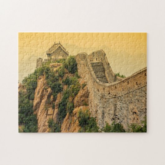 De Grote Muur van China Jigzaag Puzzle Legpuzzel (Horizontaal)