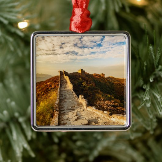De Grote Muur van China Metalen Ornament (Boom)