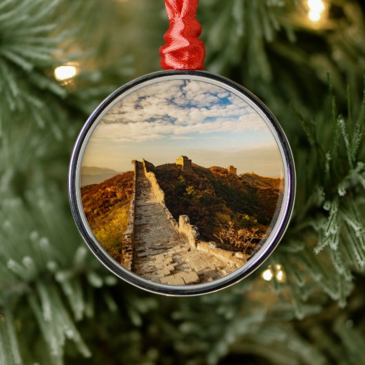 De Grote Muur van China Metalen Ornament (Boom)