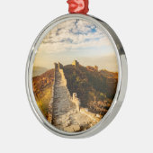 De Grote Muur van China Metalen Ornament (Links)