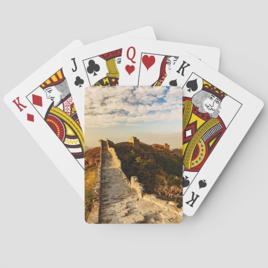 De Grote Muur van China Pokerkaarten (Achterkant)
